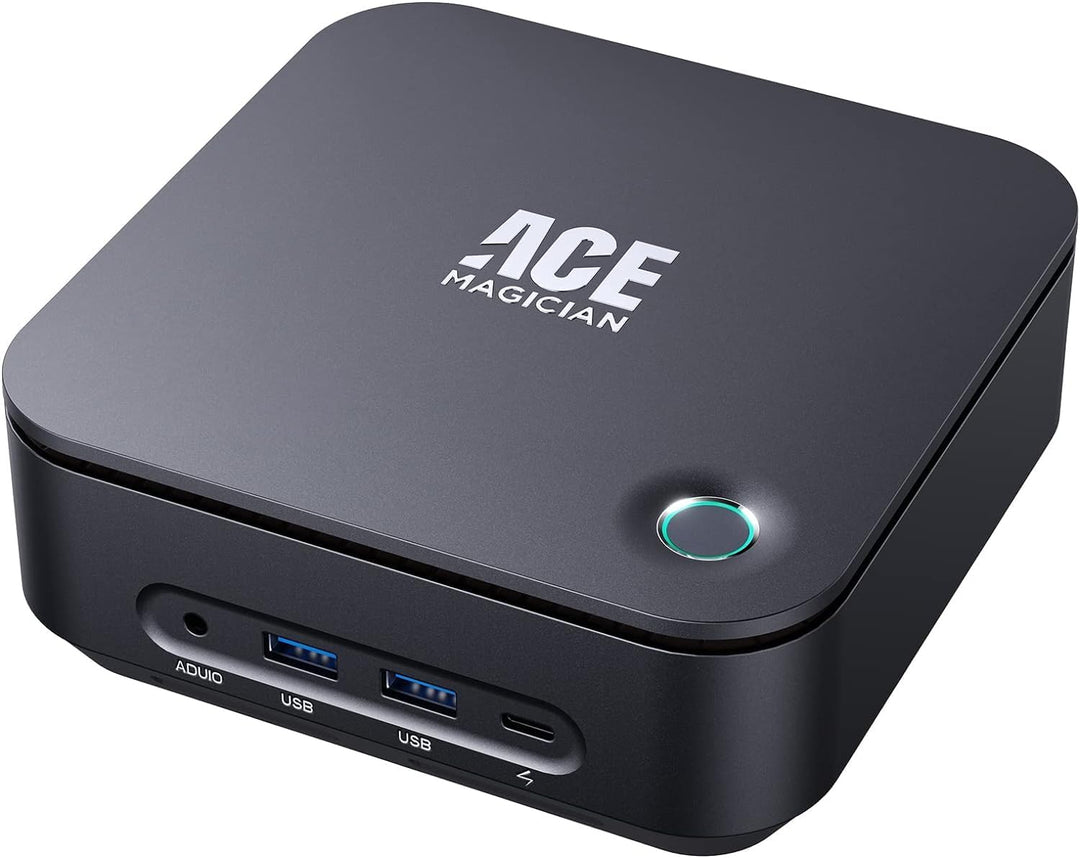 ACEMAGICIAN Mini PC Core i5-1135G7 mit Lautsprecher und Fingerabdruck, 16 GB DDR4 512 GB SSD Dual Ba