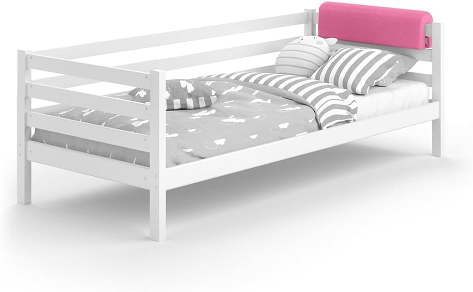Vitalispa Bettkantenschutz Bettumrandung Kinderbett Kantenschutz Babybett (Pink) Rosa, Rosa