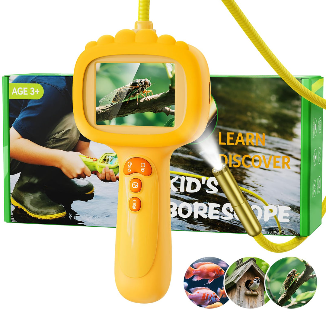 Endoskopkamera für Kinder, Ashfly 1080P Kinder Kamera, STEM Spielzeug für Outdoor Garten Camping Nat