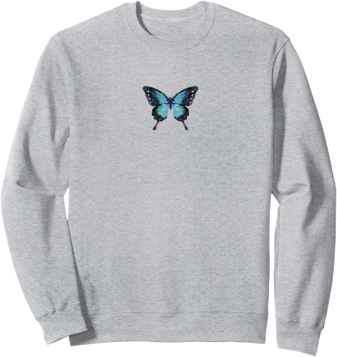 Butterfly Butterflies Botanical Boho Monarch Summer Insect Sweatshirt