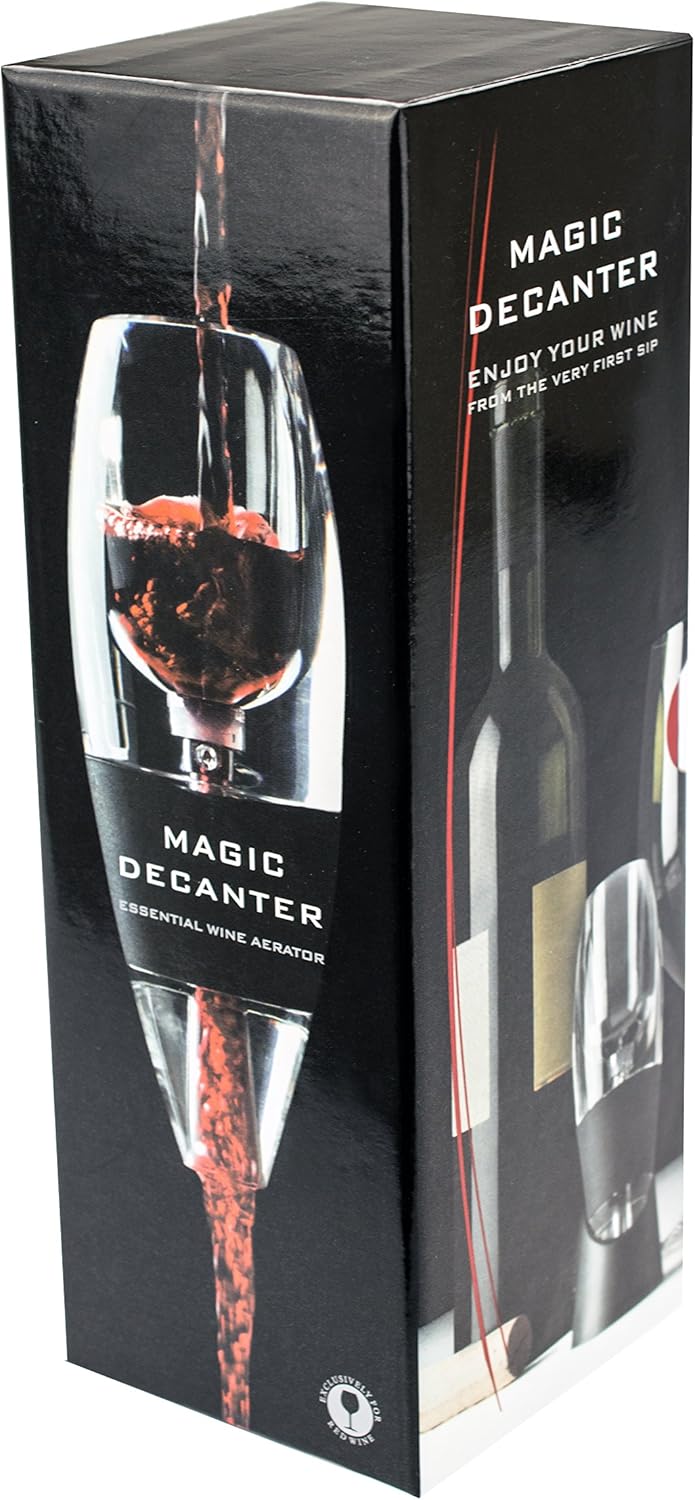 Weinbelüfter mit Sieb und Aufbewahrungshalter, Weinausgiesser, Dekantierer, von Kobert-Goods