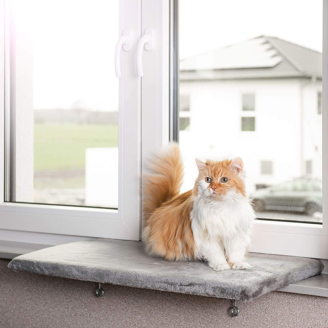 CanadianCat Company | Katzen Fensterliege gross Katzenbett Fensterbank - Snuggly Place - Large, hell