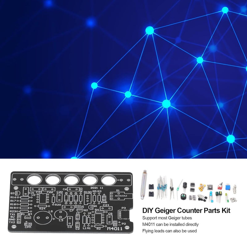 M4011 Demontiertes DIY Geigerzähler-Teile-Kit Modul Kernstrahlungsdetektor Röntgenstrahlen γ-Strahle