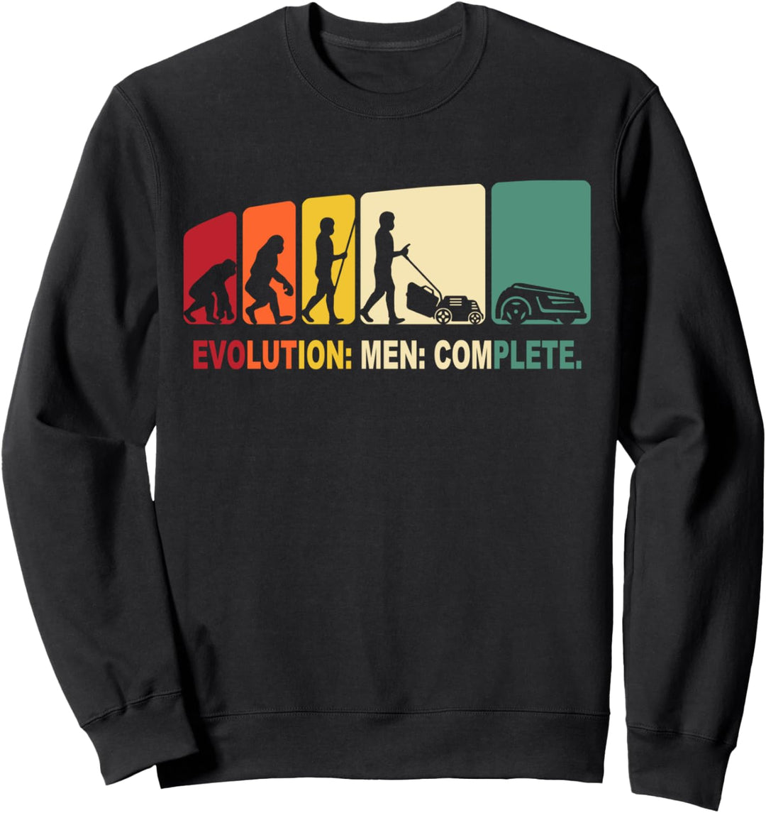 Mähroboter Garten Evolutions Rasenroboter Männer Kleingarten Sweatshirt