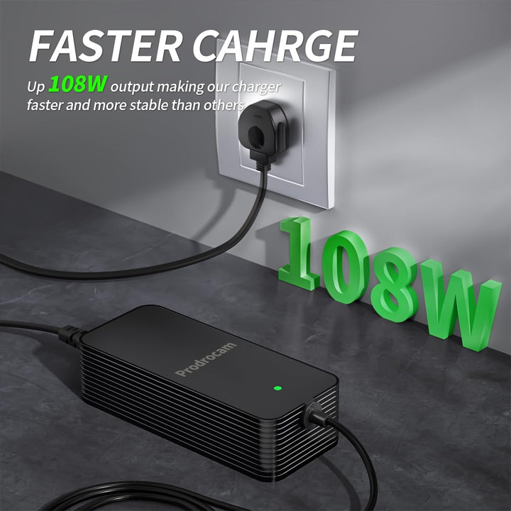 Prodrocam 53,5V 2A Ladegerät für NIU KQi3, 46,8V Akku Ladegerät für NIU KQi3 Pro / KQi3 Max / KQi3 S