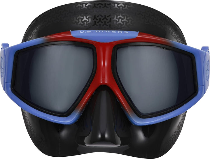 U.S. Divers Unisex-Adult Combo Avila S BLUE RED LENSES DARK, S BLUE RED LENSES DARK