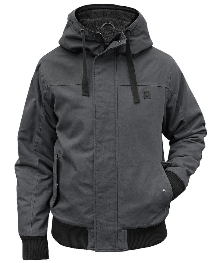 Brandit Winterjacke Grizzly mit Futter Hooded Parka M Anthrazit, M Anthrazit