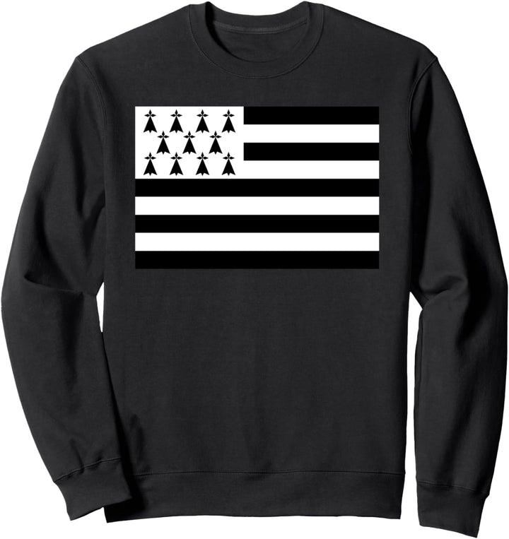 Bretagne Flagge Fahne Urlaub Bretonen Frankreich Sweatshirt