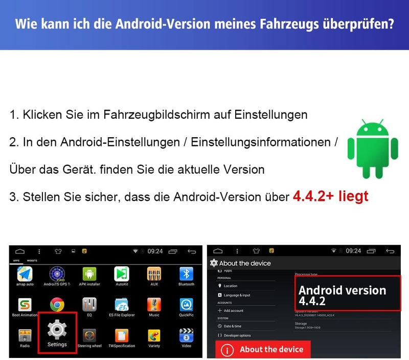 CarlinKit Wired CarPlay/Wired Android Auto Adapter für Android Radio Car, Autokit APK muss im Autora