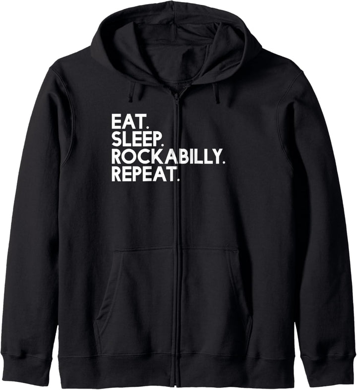 Eat Sleep rockabilly Repeat - Music Kapuzenjacke