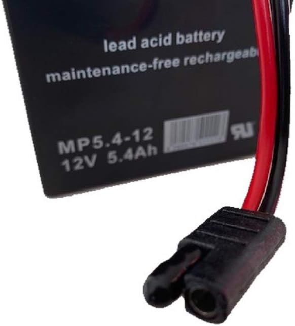 Akkuman.de Akkutechnik vom Fachmann Multipower Blei Akku AGM 12V 5,4Ah mit Stecker für Rasenmäher ko