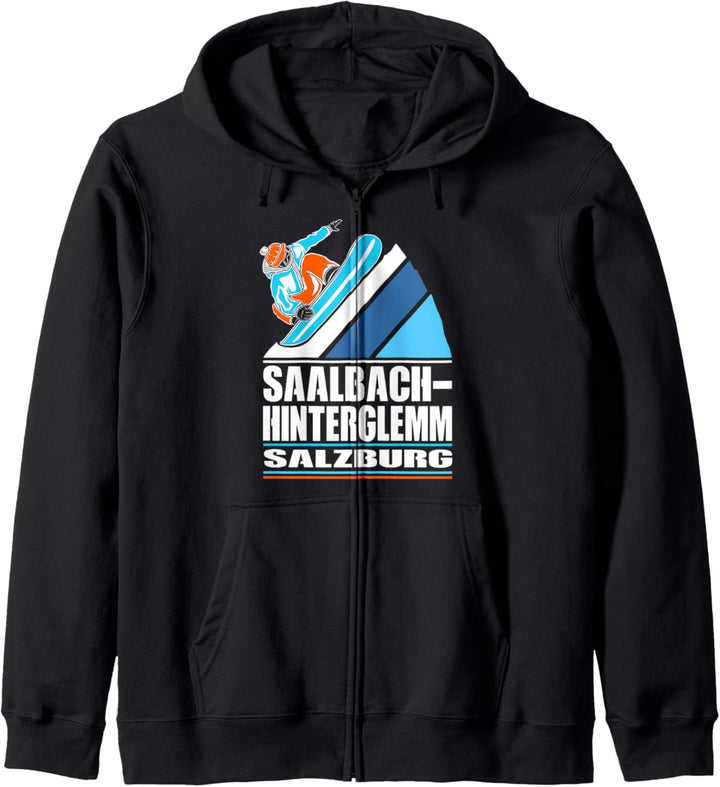 Saalbach-Hinterglemm - Apres Ski Snowboarden Snowboard Kapuzenjacke
