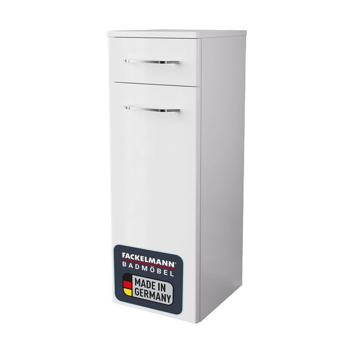 FACKELMANN Milano Midischrank mit Tür und Schublade – Schrank für Badezimmer (30,5 cm x 83 cm x 32 c