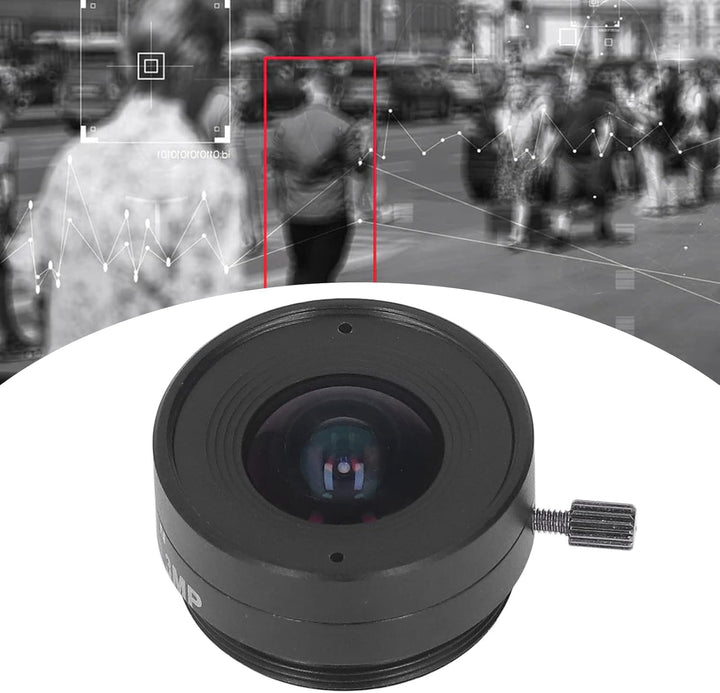 2,1 Mm 3MP CS-Mount-Objektiv, Weitwinkel-CCTV-Kameraobjektiv aus Aluminiumlegierung Für Heimüberwach