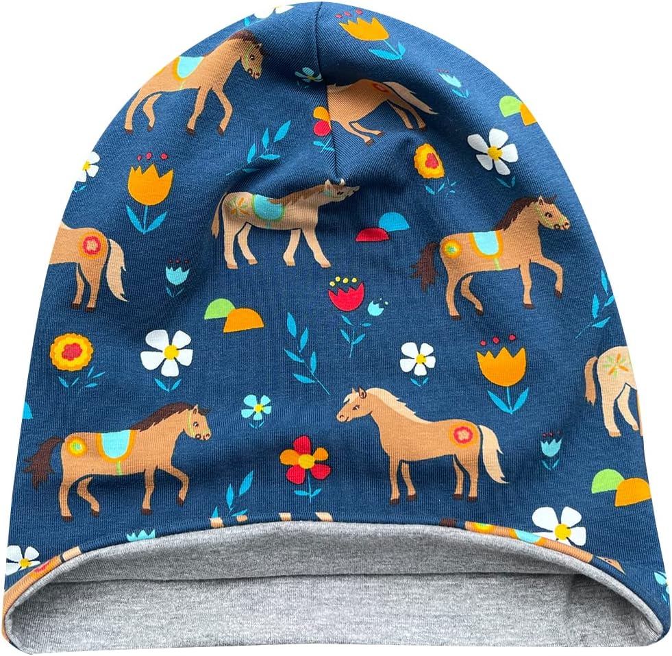 Wollhuhn ÖKO Jungen/Mädchen/Kinder Bequeme Weiche Long Beanie/Mütze/Beanie-Mütze/Strickmütze/Kinderm
