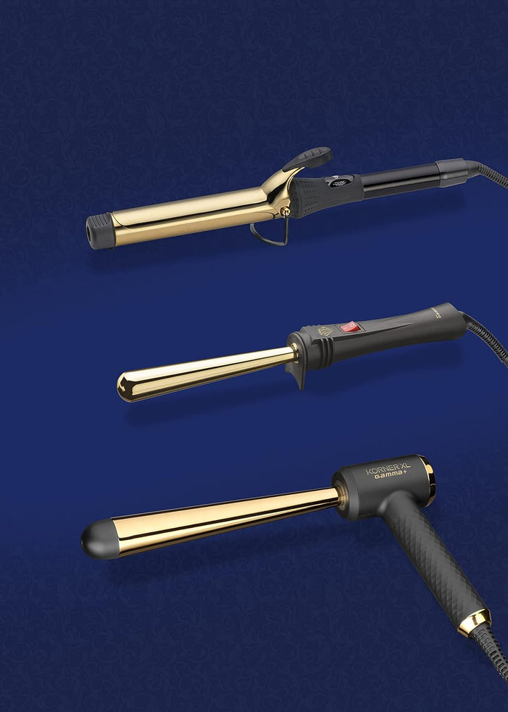 Gamma + Curling Iron reverse Gold Edition 25-13mm