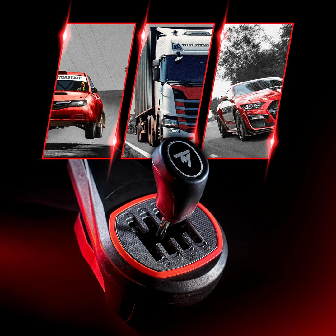 Thrustmaster TH8S Shifter – Hochpräziser H-Pattern Shifter für PC, PS4, PS5, PS5 Pro, Xbox One und X
