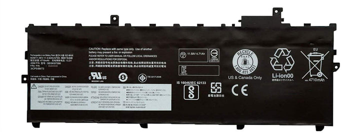 ASKC 01AV430 Laptop Akku für ThinkPad X1 Carbon 5th Gen 2017 6th Gen 2018 Series SB10K97587 01AV431