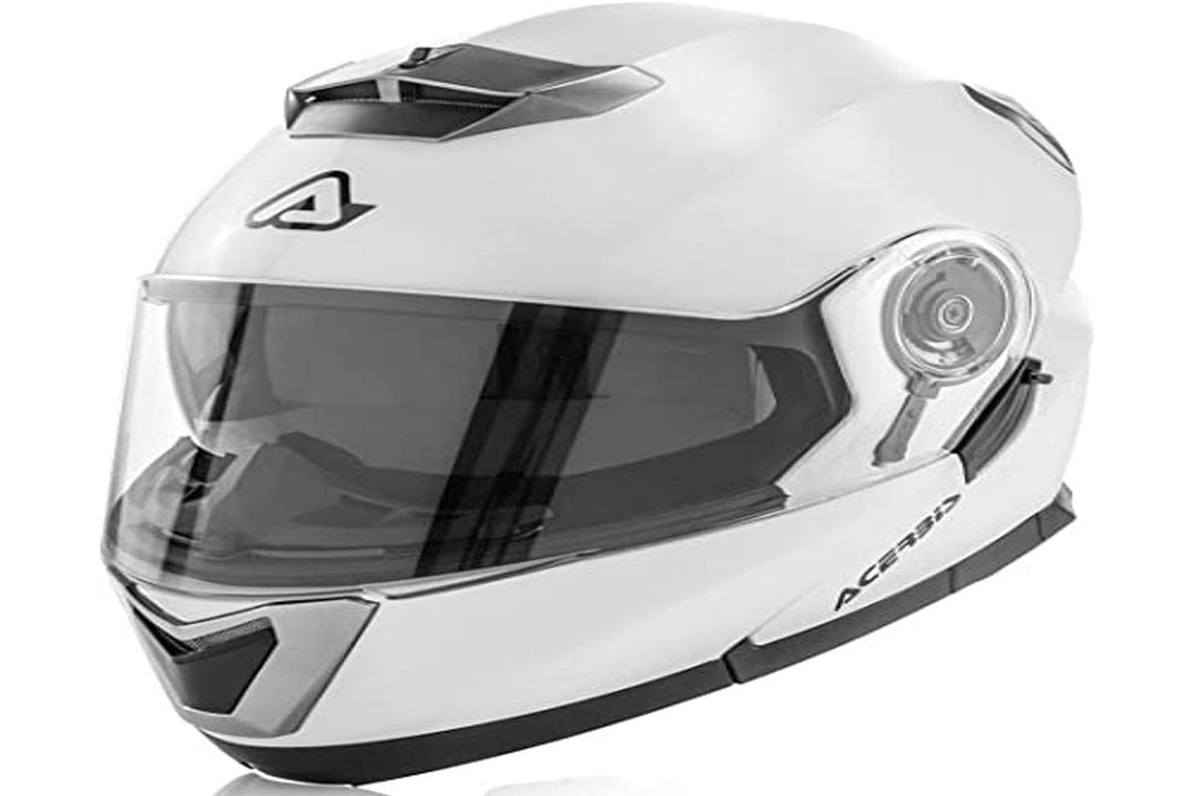 Acerbis Herren Serel Modural Helm, weiss, XL