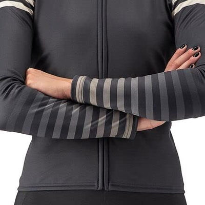 CASTELLI Damen Autunno Ls Jersey Sweatshirt L Dark Gray/Chalk, L Dark Gray/Chalk