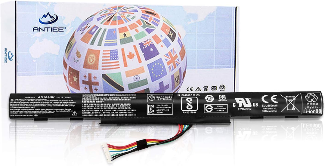 ANTIEE AS16A5K AS16A7K AS16A8K Laptop Akku für Acer Aspire E15 E5-475 E5-475G E5-523 E5-553 E5-575 E