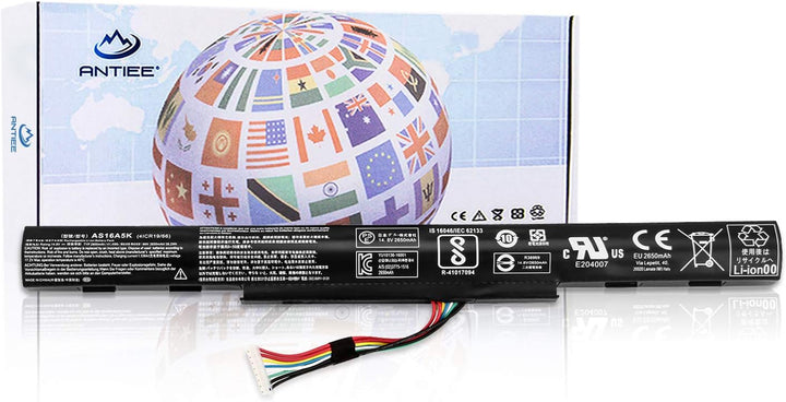 ANTIEE AS16A5K AS16A7K AS16A8K Laptop Akku für Acer Aspire E15 E5-475 E5-475G E5-523 E5-553 E5-575 E