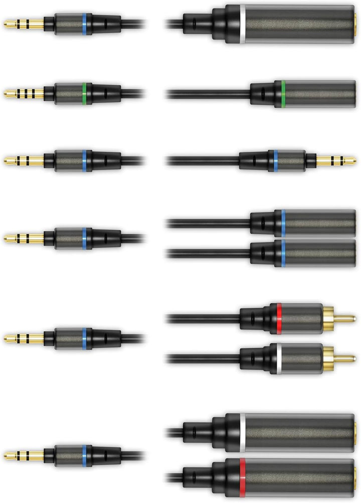 IK Multimedia iLine Mobile Music Kable Kit (6 high-quality Audio Kabel)