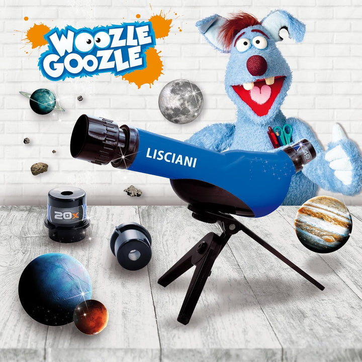 Lisciani - WOOZLE GOOZLE Teleskop Für Kinder Ab 7 Jahren - Astronomie Lernspielzeug Mit Zoom x20 x30