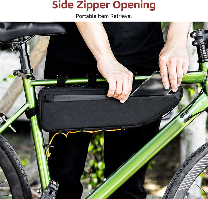 Fahrrad Rahmentasche Dreiecktasche 3L Fahrradtasche Rahmen Triangle Bag Rohrtasche Oberrohrtaschen T