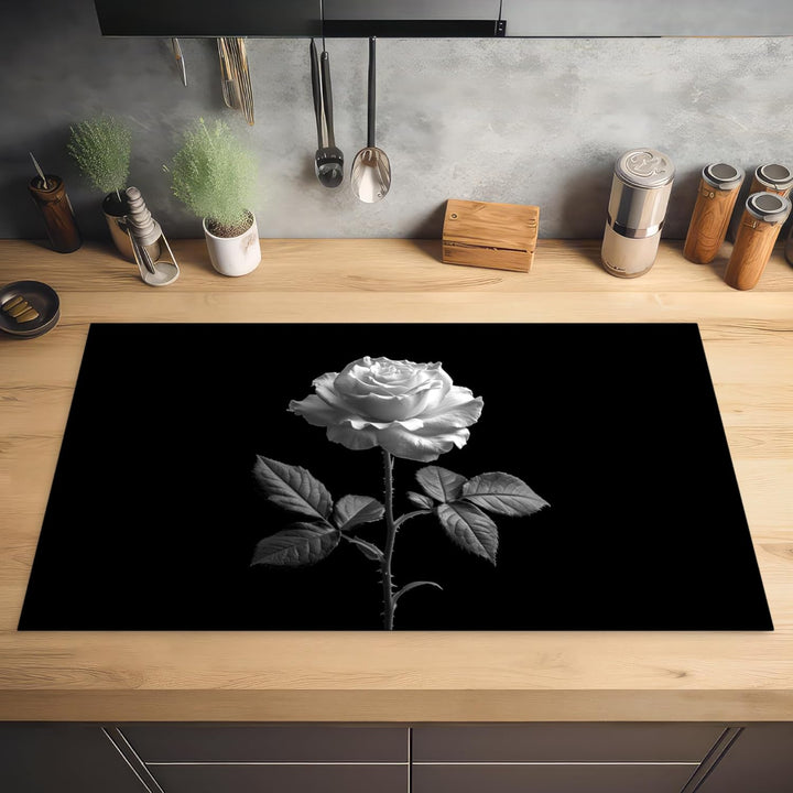 Herdabdeckplatte Einteilig Küche Herdabdeckung Induktionsfeld Ceranfeld Herdabdeckplatten Vinyl Matt