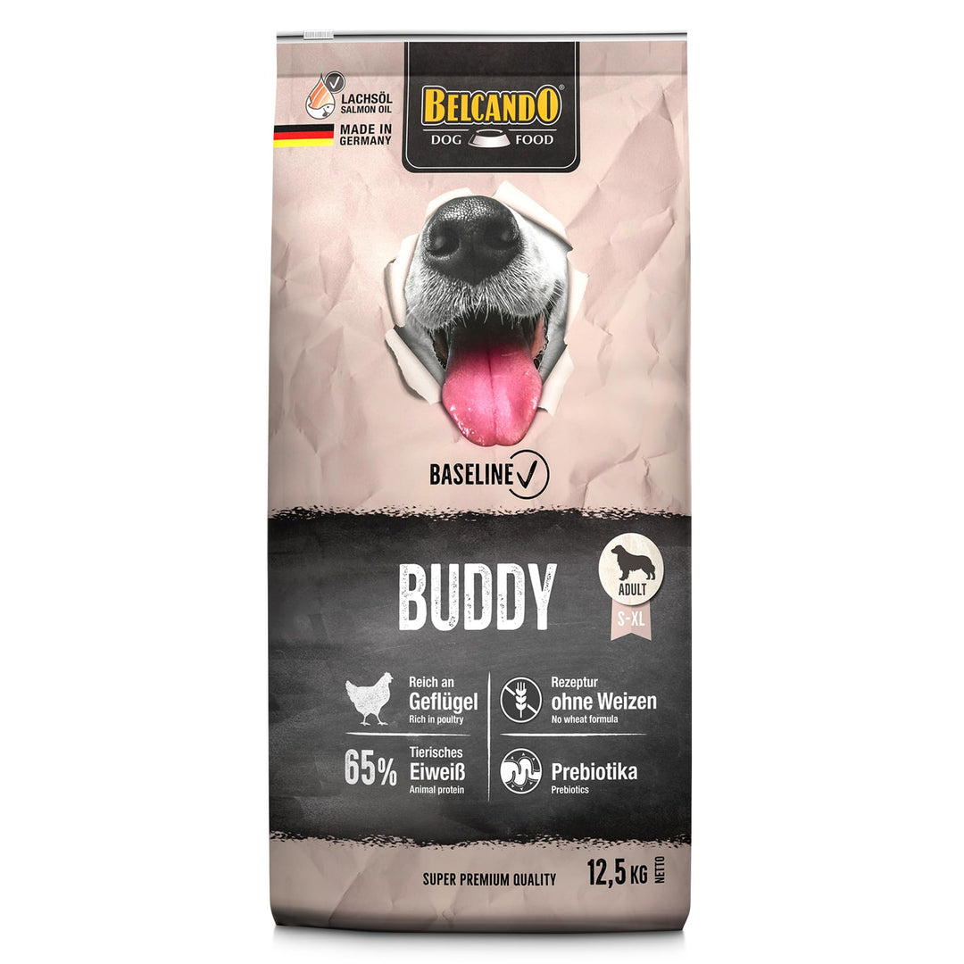 BELCANDO Baseline Buddy [12,5kg] Trockenfutter für Hunde | Für ausgewachsene Hunde mit normaler Akti