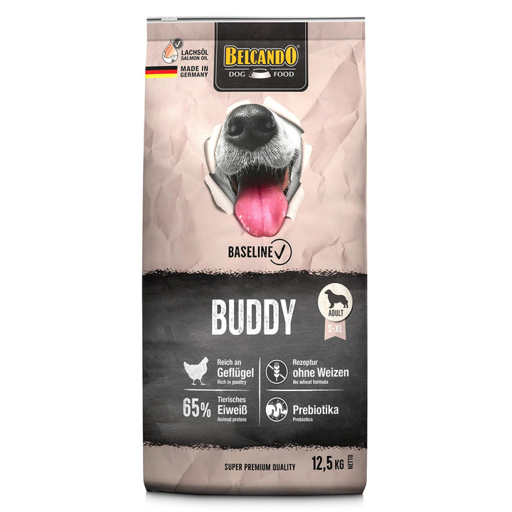 BELCANDO Baseline Buddy [12,5kg] Trockenfutter für Hunde | Für ausgewachsene Hunde mit normaler Akti