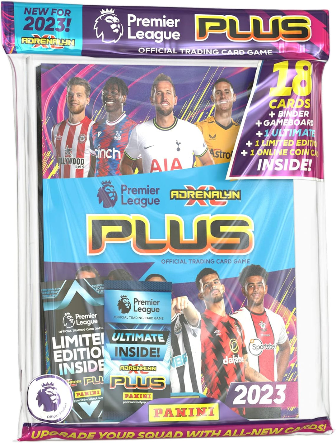 Panini Starter Pack Premier League 2022/23 Adrenalyn XL Plus Starterpaket, Mehrfarbig, Starter Pack