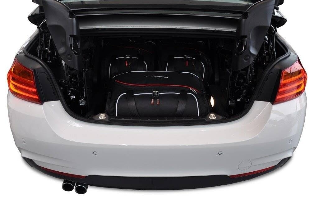 KJUST Dedizierte Reisetaschen 3 STK kompatibel mit BMW 4 Cabrio F33 2013-2020