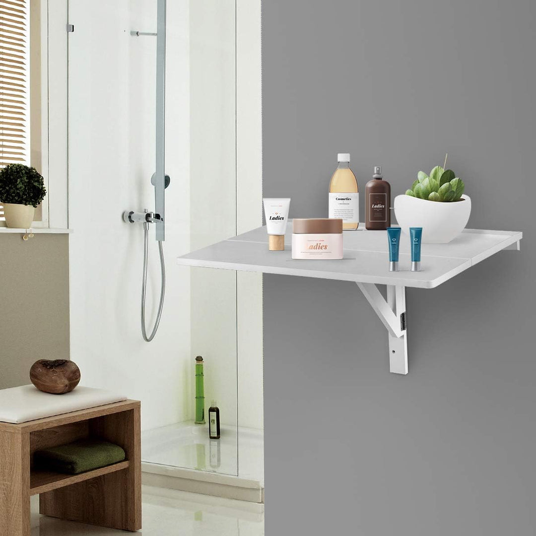 RELAX4LIFE Wandtisch klappbar, platzsparender Esstisch, Schreibtisch für Esszimmer &amp; Studierzimmer,