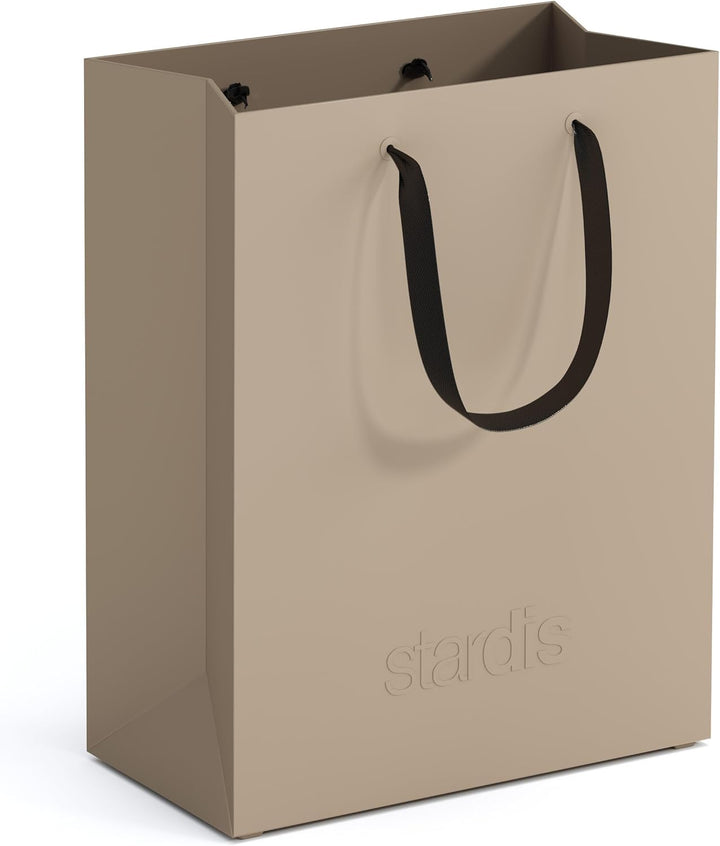 stardis binbox Design Papierkorb eckig stylischer Papiereimer mit Tragegriffen für Büro Office Kunst