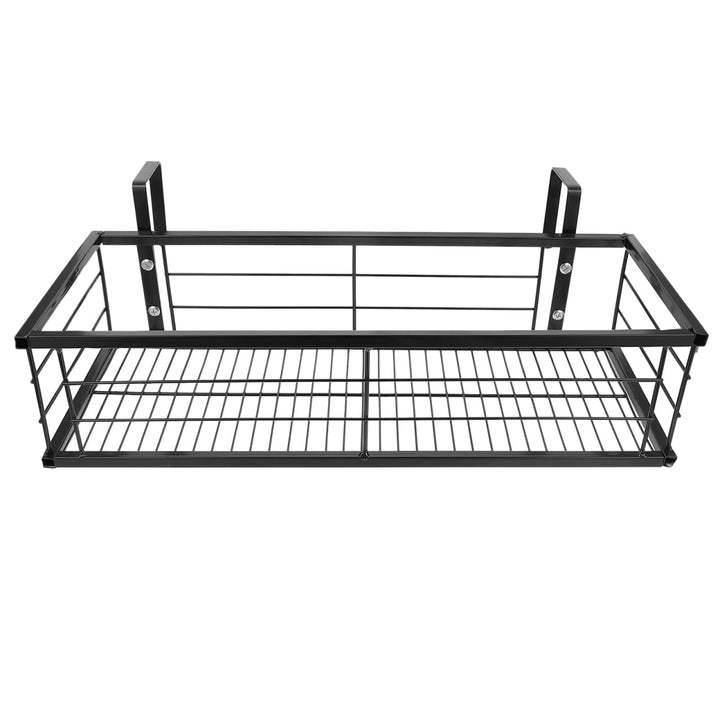 Yardwe Balkon Hängeblumenständer aus Eisen 50cm Geländer Pflanzenhalter für Garten Terrasse Langlebi