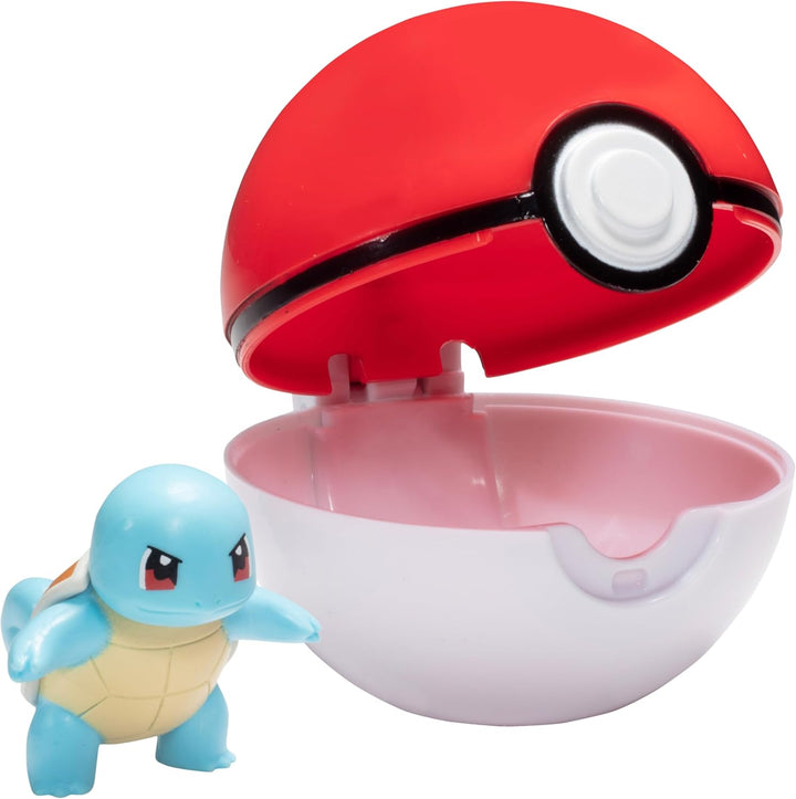 Pokémon Clip 'N' Go Pokeball & Battle Figuren-Set 3er-Pack – Let's Go Starters Charmander, Bubasaur,