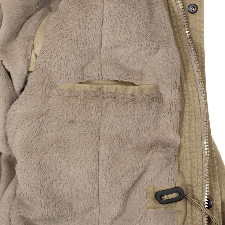 bw-online-shop Winterparka Fishtail mit Futter Herren Parka Jacke S Camel, S Camel