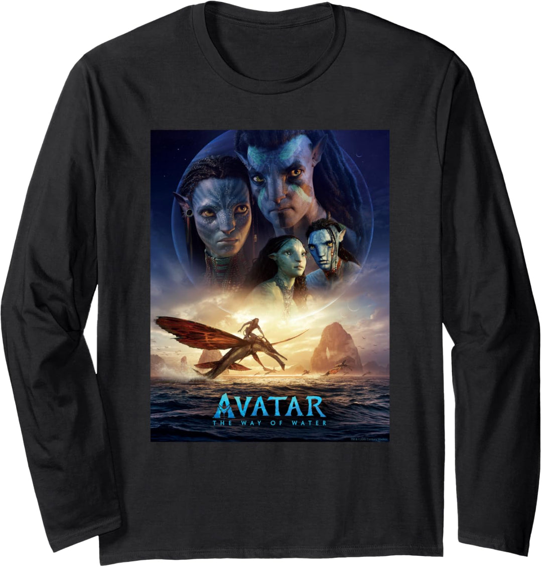 Avatar: The Way of Water Theatrical Movie Poster Langarmshirt