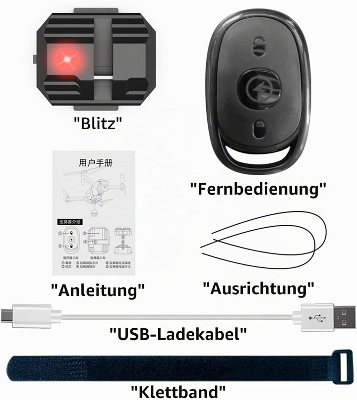 OBEST Airdrop System, Nutzlast Airdrop Release Drop Gerät, Drohnenstarter für Hochzeit, Suche, Rettu
