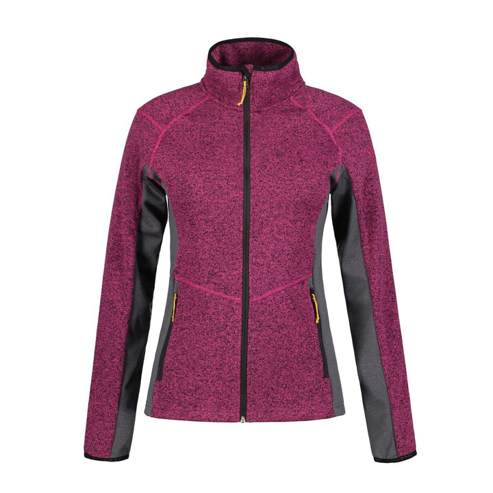 ICEPEAK Bleeker Strickfleecejacke Damen, Farbe:Lila, Grösse:S