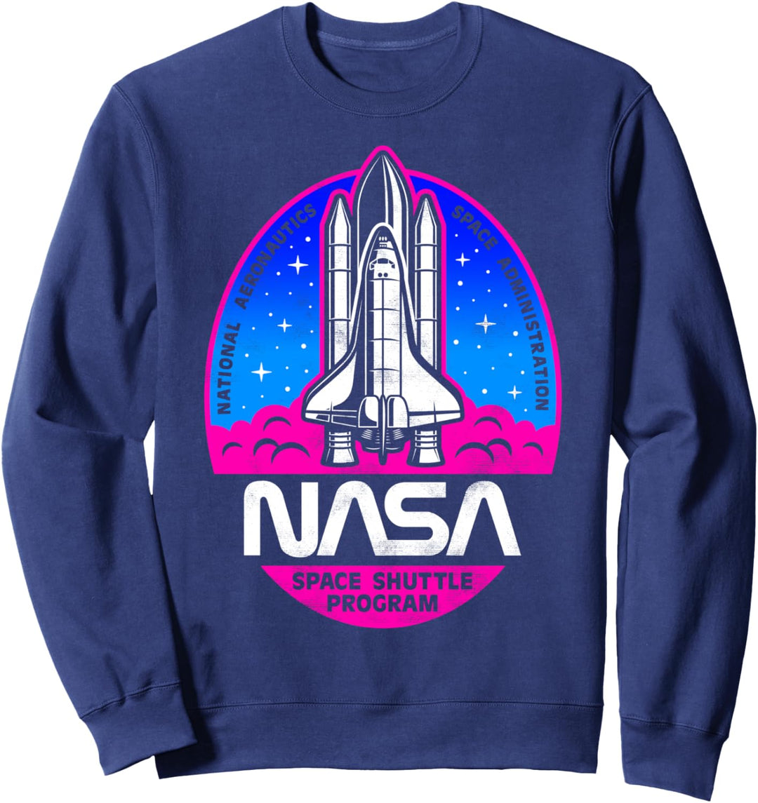 NASA Space Shuttle Program Pink & Purple Logo Sweatshirt