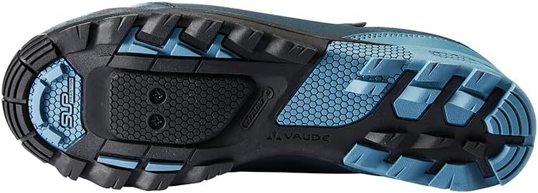 VAUDE Unisex Downieville Low Mountainbike Schuh 36 EU Blue Gray Dark Sea, 36 EU Blue Gray Dark Sea