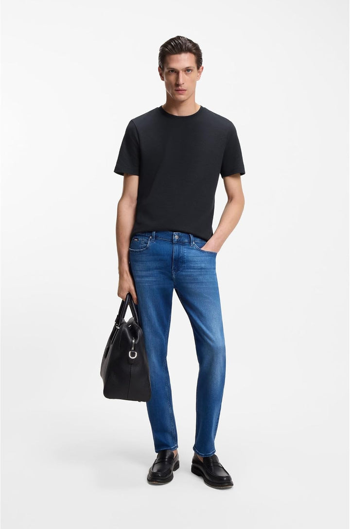 BOSS Herren Plain Short Sleeve Crewneck T-Shirt T-Shirt (1er Pack) XS Dunkelblau404, XS Dunkelblau40