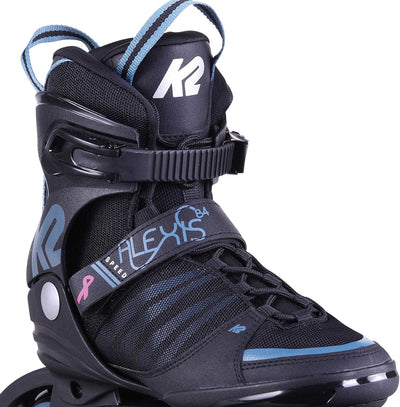 K2 Skates Damen Inline Skates ALEXIS 84 SPEED ALU, black - steel blue, 30D0270 Black Steel Blue EU: