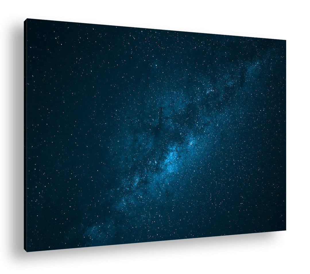 deyoli Aufnahme der Milchstrasse Format 80x60 Effekt: Monocrome Blau als Leinwandbild, Motiv fertig