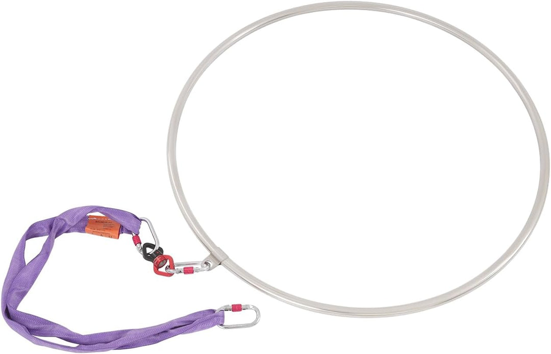 Aerial Hoop, 95x95cm Luftreifen-Bausatz, Luftreifen, Aerial Dance Zirkusring für Yoga Akrobatik Gymn