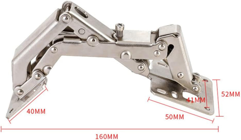 175-Grad-Scharniere, versteckte Scharniere, rahmenlose Schrankscharniere, hydraulisch verstellbare H