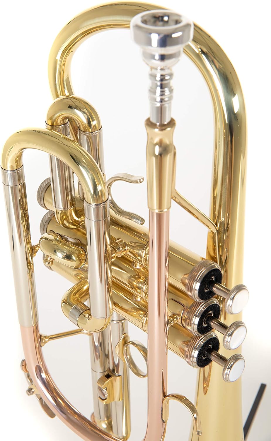 Roy Benson Bb Kornett MOD.CR-202 lackiert, inkl. Etui, gold, CR-202